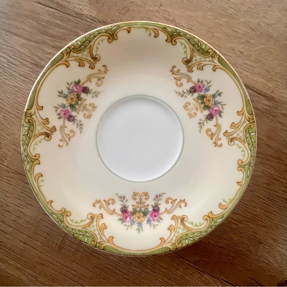 Noritake‎ China Japan Saucer Winton Pattern, Vintage Replacement